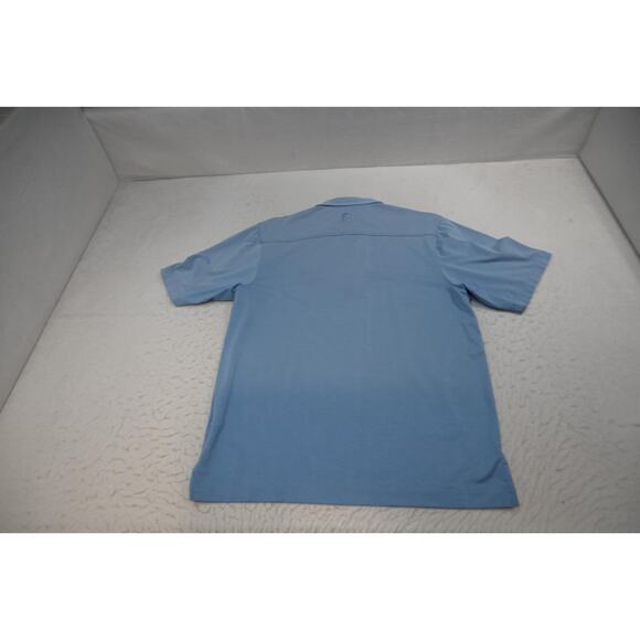 FootJoy Golf Polo Athletic Blue Dry Fitting Golf Shirt Mens Size Medium - Picture 8 of 8